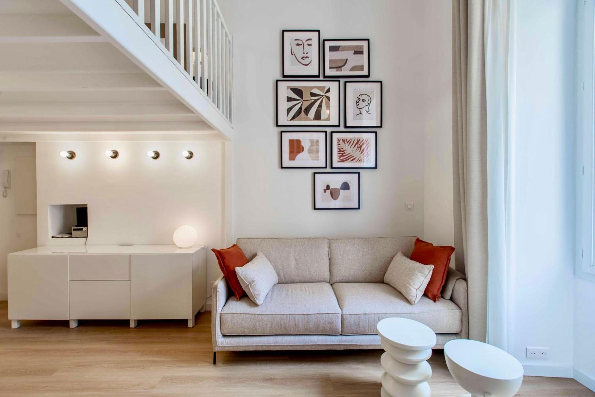 Suede Promenade Duplex At 1 Min From The Sea 2 Bathrooms Nizza
